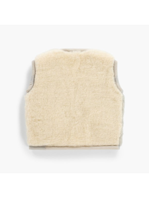 WOLLWESTE AUS 100%B MERINOWOLLE - BLAU/NATUR
