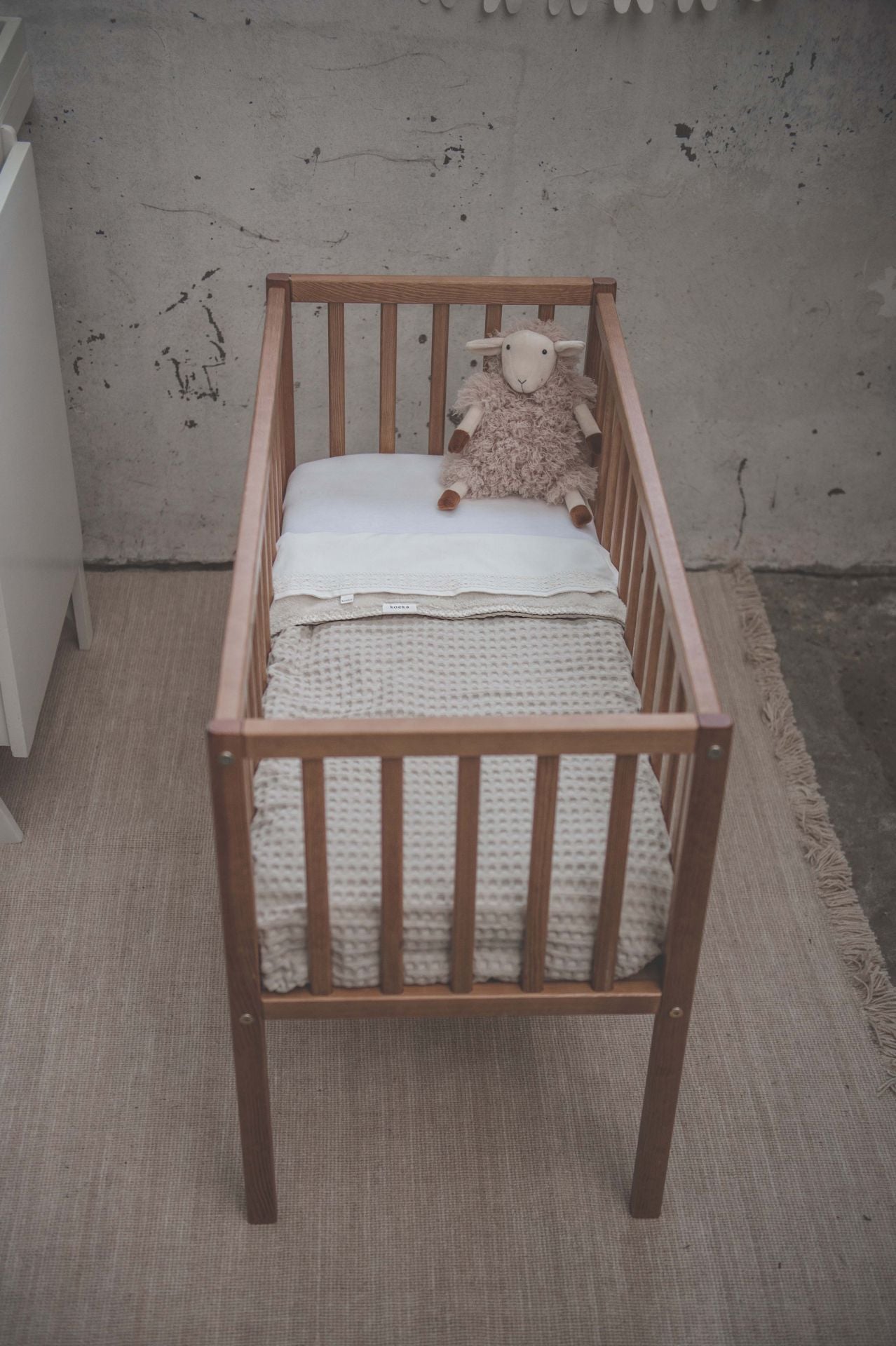 OSLO - BABYDECKE PLÜSCH - SAND