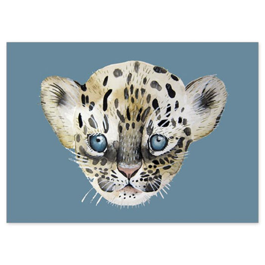 POSTKARTE - LEOPARD