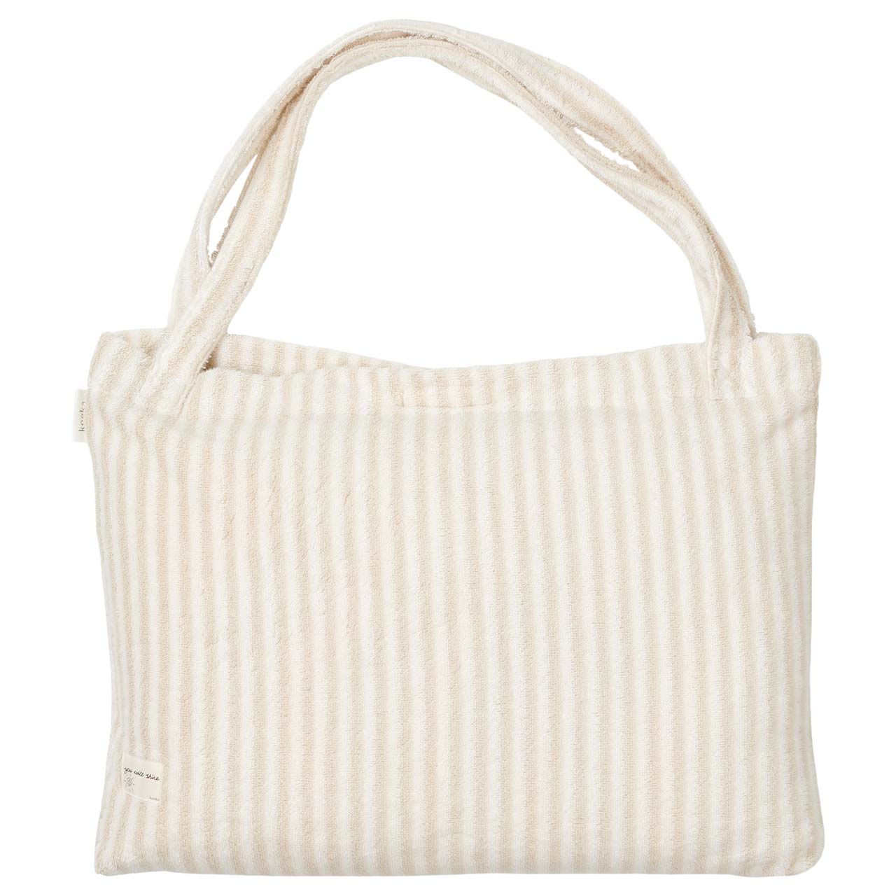 PLAYA - MOMBAG FROTTEE GESTREIFT - SAND