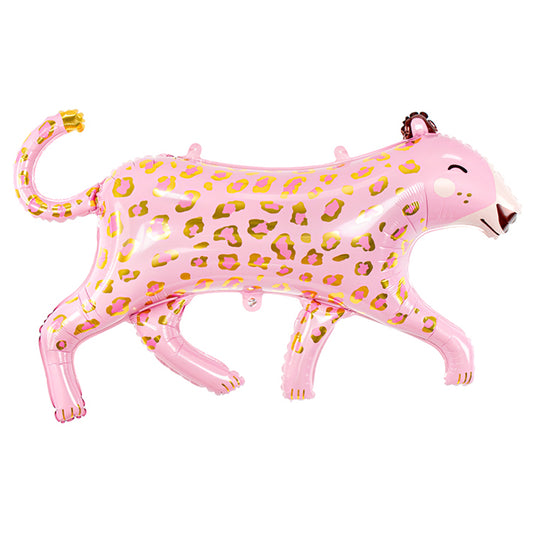 FOLIENBALLON - XXL PINK LEOPARD