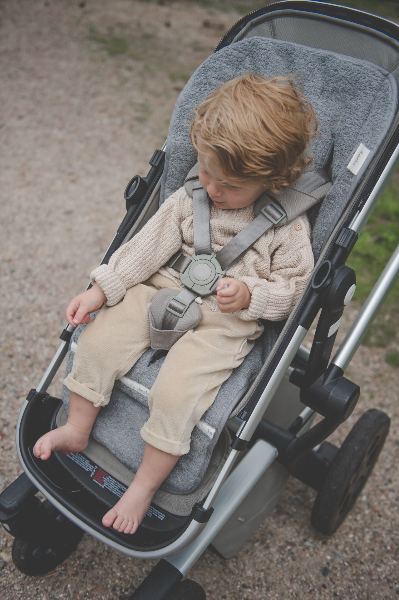 DIJON DAILY - BUGGYAUFLAGE FROTTEE - STEEL GREY