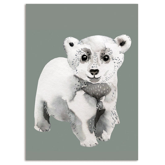 POSTKARTE - EISBÄR