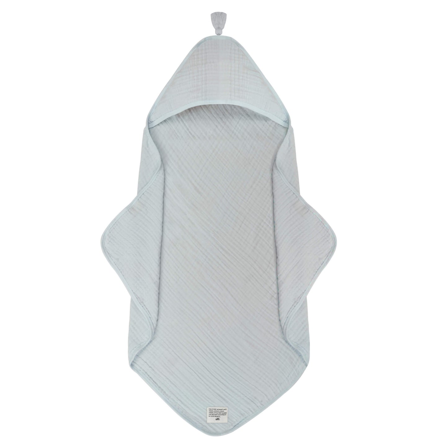 BADECAPE MIT KAPUZE - CASHMERE BLAU