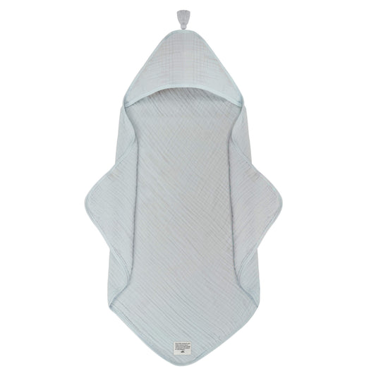BADECAPE MIT KAPUZE - CASHMERE BLAU