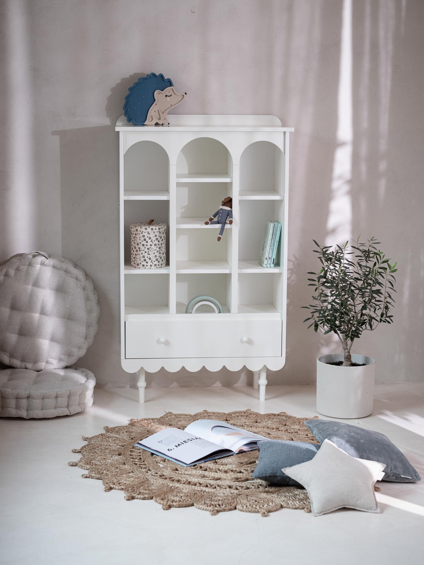 BABUSHKA BÜCHERREGAL - WEISS