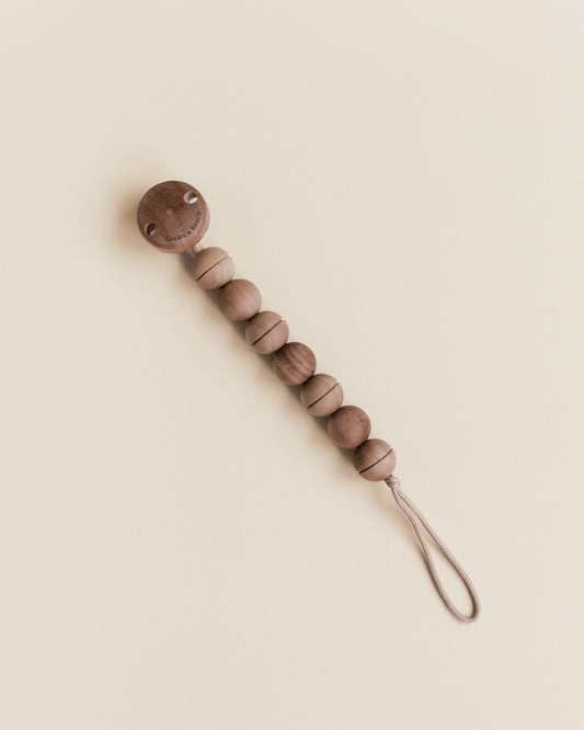 SCHNULLERKETTE ONNO - WALNUSS