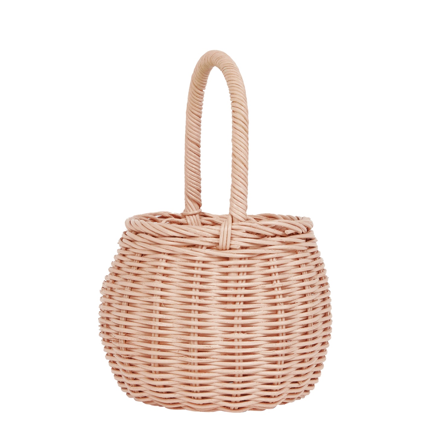 RATTANKORB BERRY - ROSA
